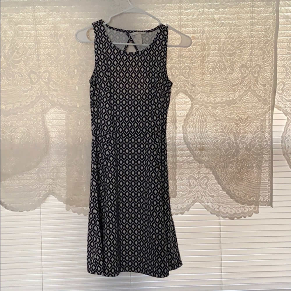 Black and white dress